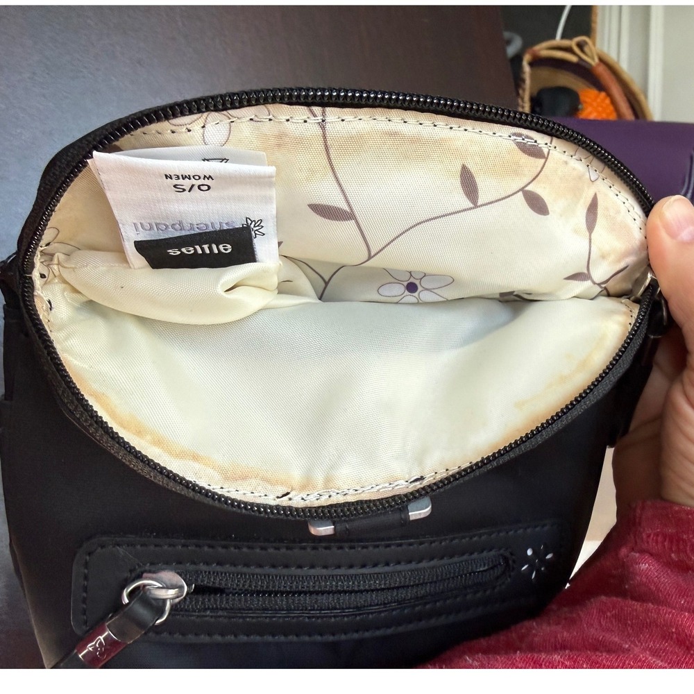 Sherpani Selfie Black Nylon Crossbody Bag Small Travel‎ Purse NWT - Picture 7 of 7